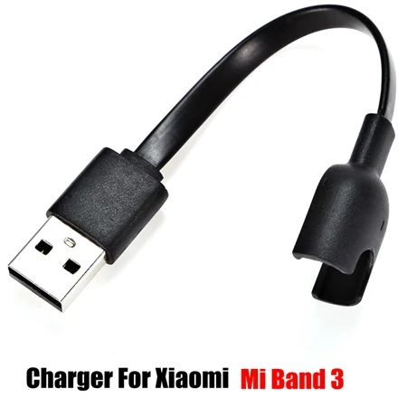 Кабель зарядного устройства для Xiaomi Mi Band 3 4 Miband 3, умный браслет, браслет Mi band 2, зарядный кабель Band 4, USB зарядное устройство, адаптер, провод - Цвет: For Mi Band 3