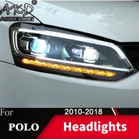 head lamp for car vw volkswagen polo 2010 2018 vento headlight fog lights day running light drl h7 led bi xenon bulb accessory