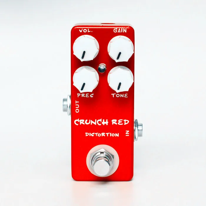 

Mosky Crunch Red Distortion Guitar Effect Pedal Crunch Distortion Micro Guitar Pedal 9V Effect Pedal Guitar Accessories Part