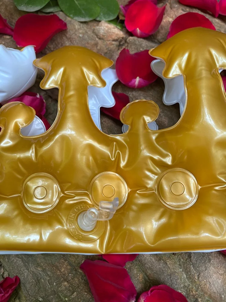 Надувная Детская Корона шапка тиара наряд игрушка на день рождения реквизит для