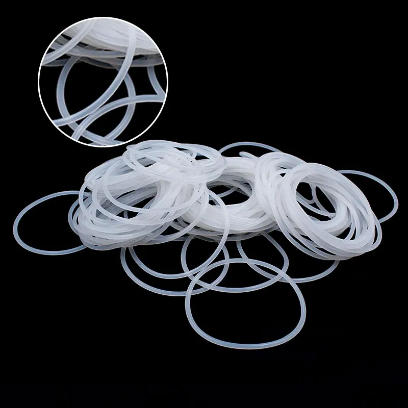 Уплотнительное кольцо из белого силикона/VMQ уплотнительное 1 9 мм толщина