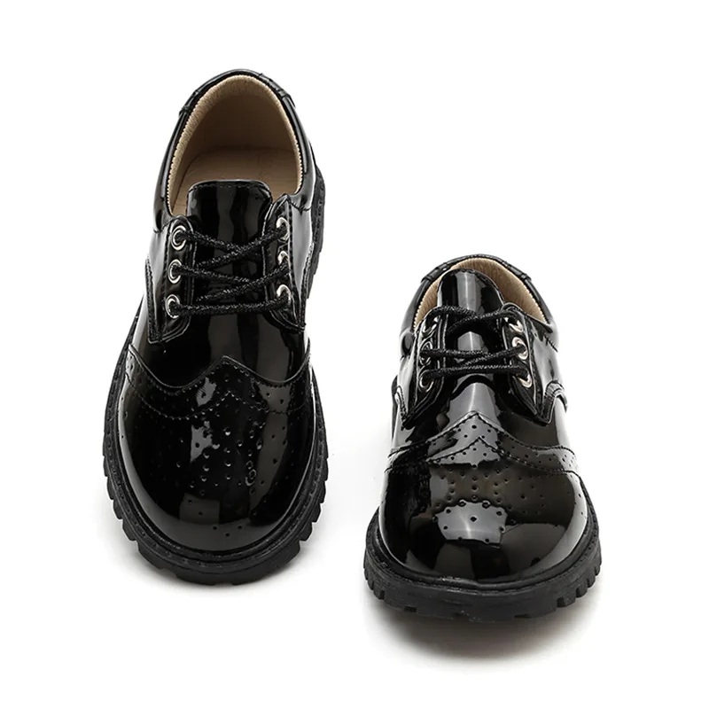 Новинка 2020 детские кожаные туфли классические для мальчиков на свадьбу и