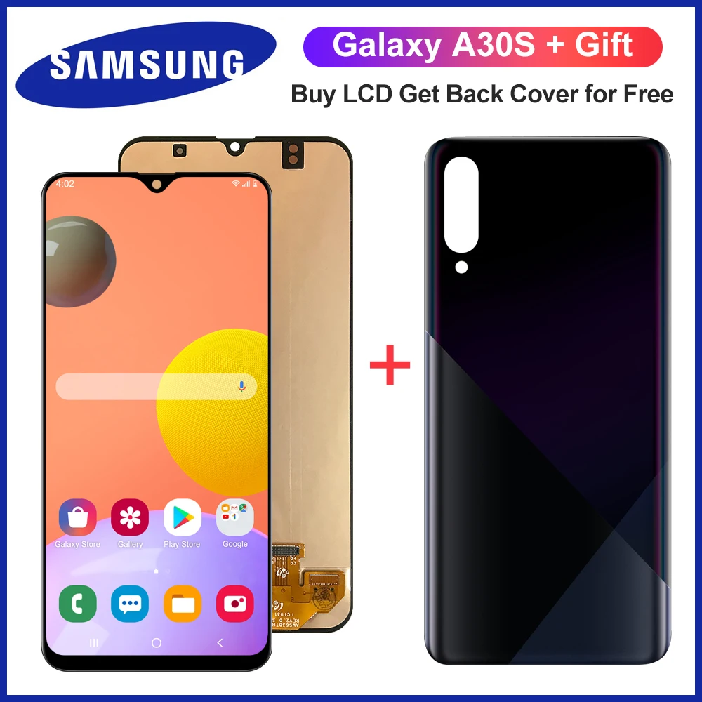 

Дисплей OLED A30S 6,4 дюйма для Samsung A30S, ЖК-экран A307, A307F с сенсорным экраном и рамкой в сборе, запасные части для ремонта