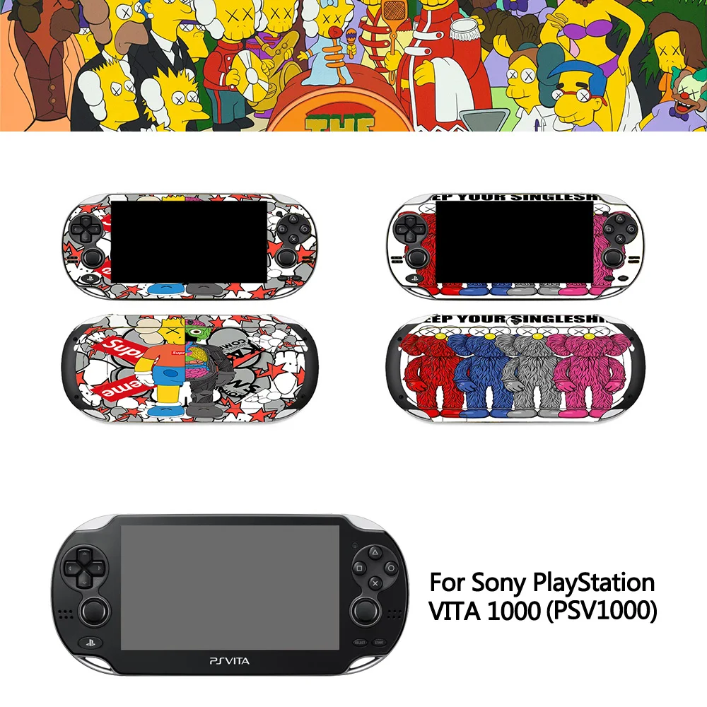 Пользовательские защитные наклейки для Sony PSV1000 стикеры PlayStation VITA 1000 Стикеры