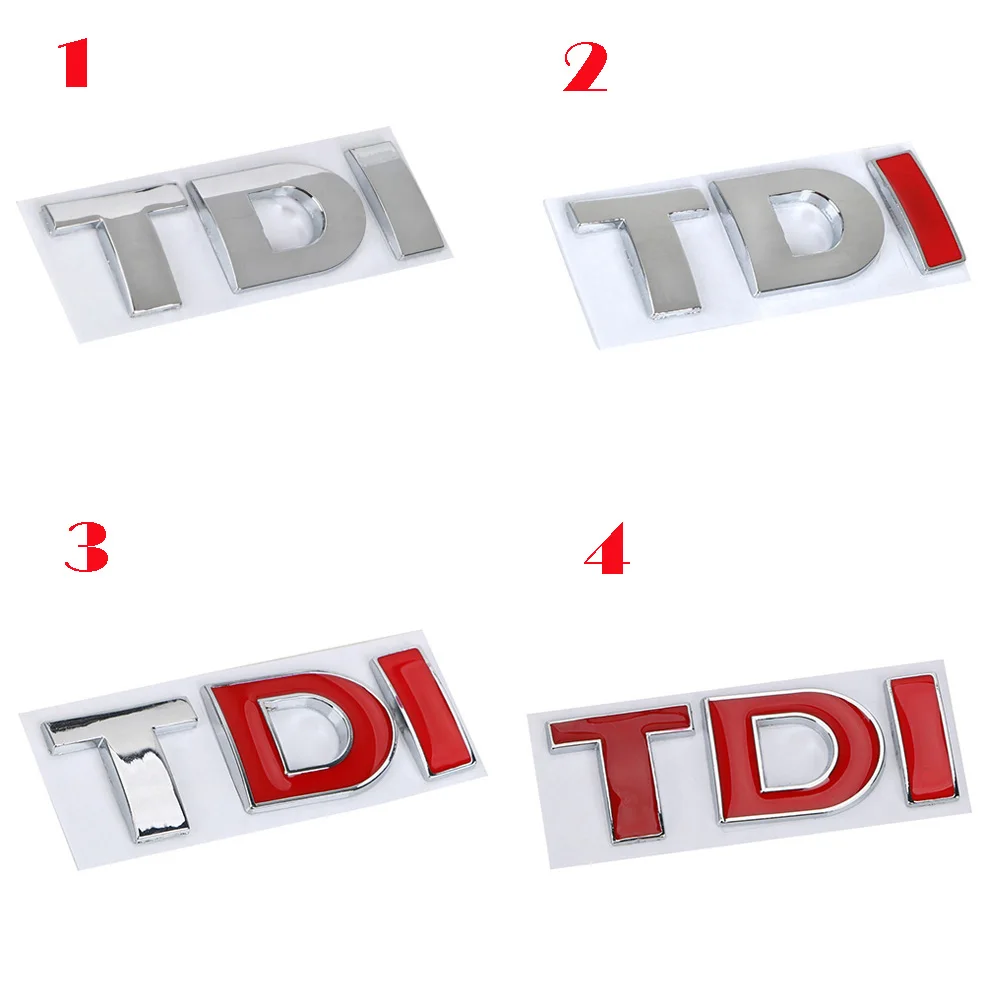 Автомобильный Стайлинг 3D металлическая эмблема TDI наклейка для Citroen C2 C3 C4 C5 C4L DS3 DS4