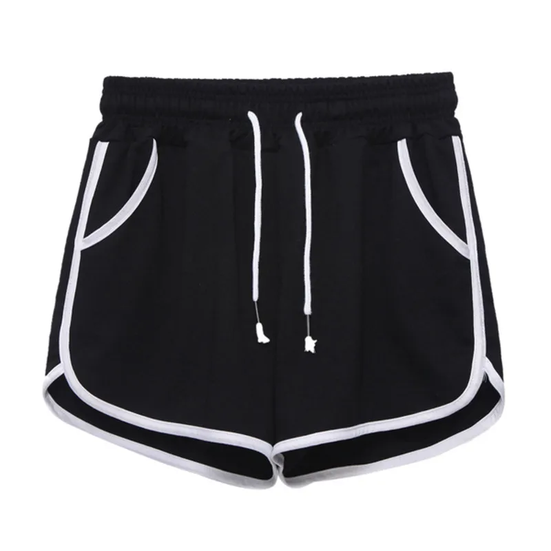

oversized running women shorts 2020 summer new high waist pocket wide leg casaul all match female shorts top quality