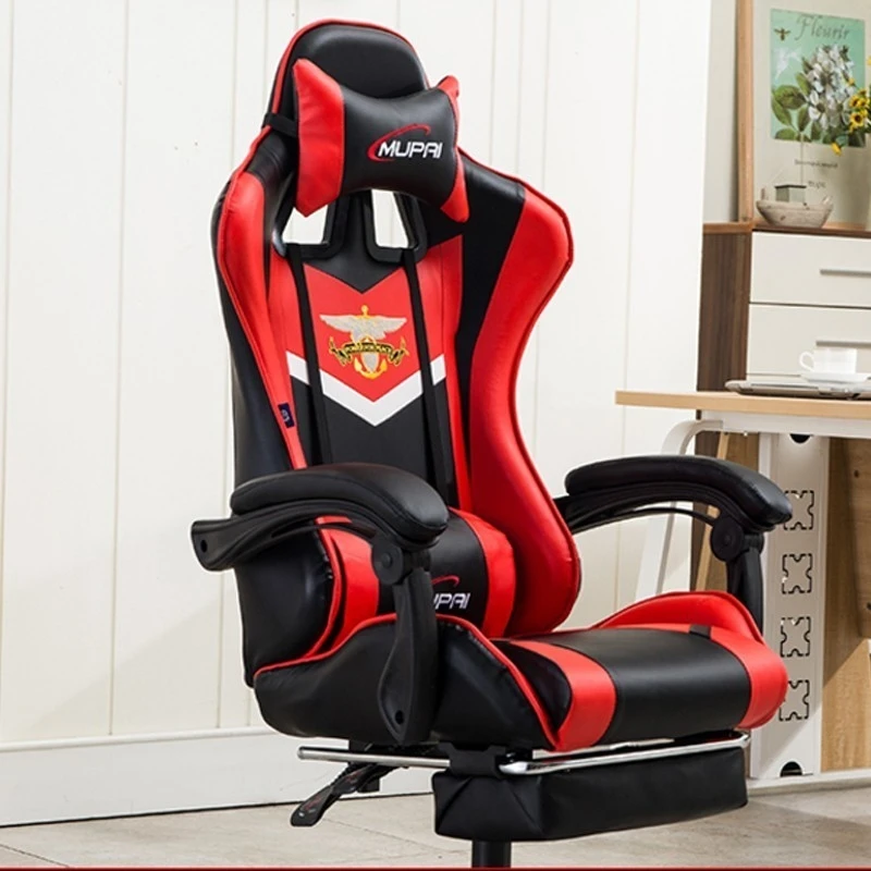 Кожаные спортивные игры Интернет стулья рабочие офисная мебель компьютерное