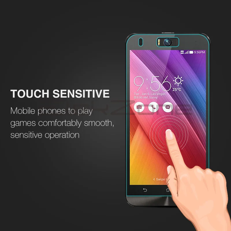 Закаленное стекло 9h для ASUS Zenfone Selfie ZD551KL HD защитное 2.5D Asus стеклянная плёнка |