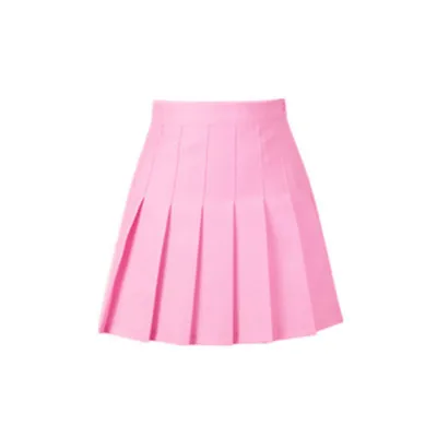 Женская шифоновая Мини-Юбка HanOrange однотонная плиссированная юбка в стиле преппи