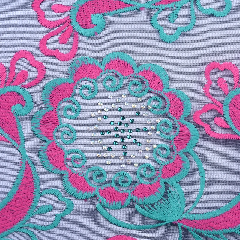 Африканская новейшая кружевная ткань фуксия нигерийская молочная шелковая с