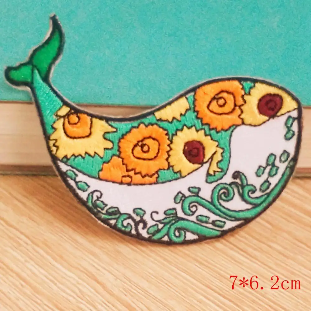 Термоклейкая нашивка сделай сам с изображением волка медведя животных патчи