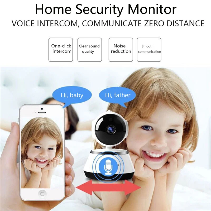 Радионяня портативная WiFi ip-камера 600TVL Беспроводной Детский фотоаппарат наблюдения домашняя камера безопасности умный телефон видео запись