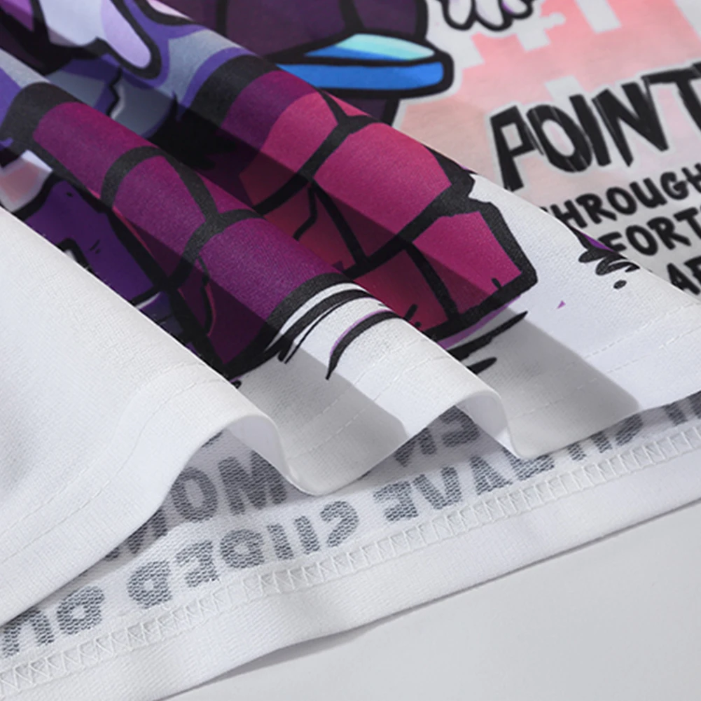 

2021 summer new short sleeve T-shirt for male students hip hop Street printing alien trend loose half sleeve men's clothes