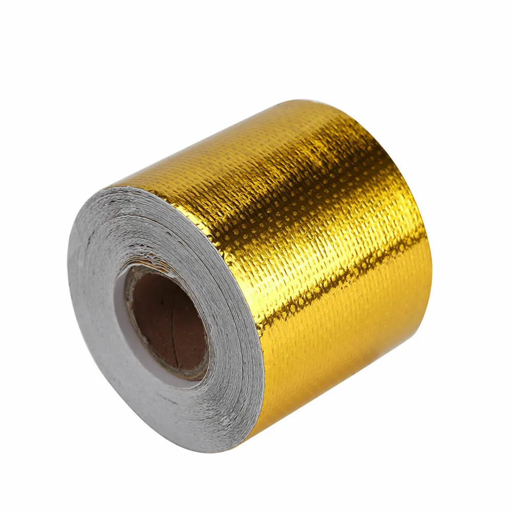 Тепловая выхлопная лента золотого цвета 2 '' воздухозаборный