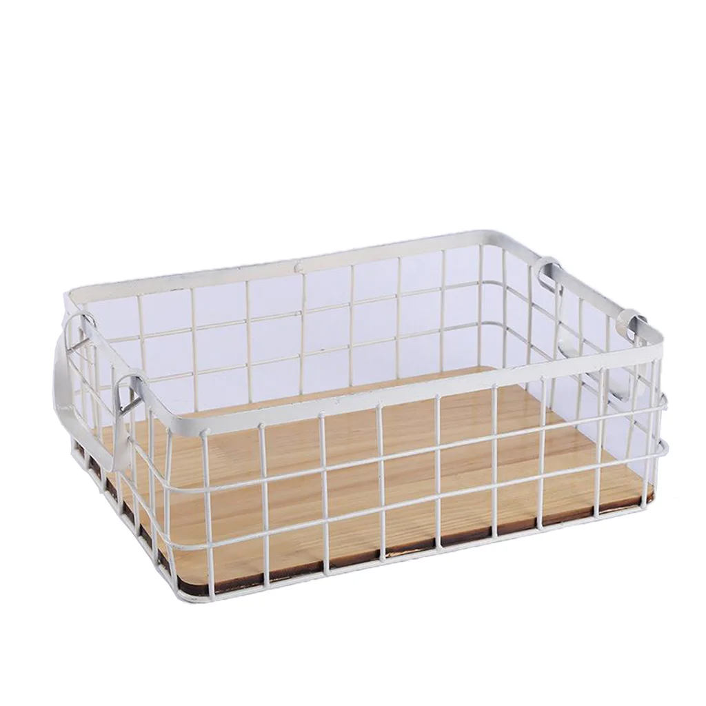 

Kitchen Vintage Inspired Steel for Kitchen Metal Rack Organizing Baskets