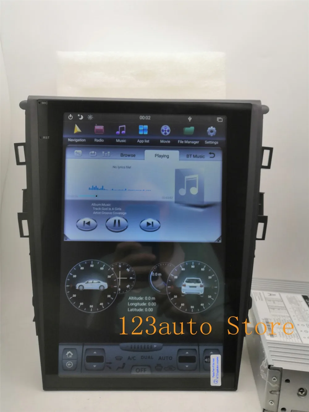 12,1 ''вертикальный экран Tesla стиль Android 8,1 автомобильный DVD gps плеер NAVI для Ford Mondeo Fusion MK5 2013- радио PX6 carplay