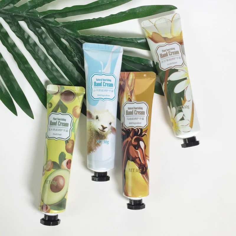 LAIKOU натуральный эссенция питает крем для рук козье молоко ромашка конь масло