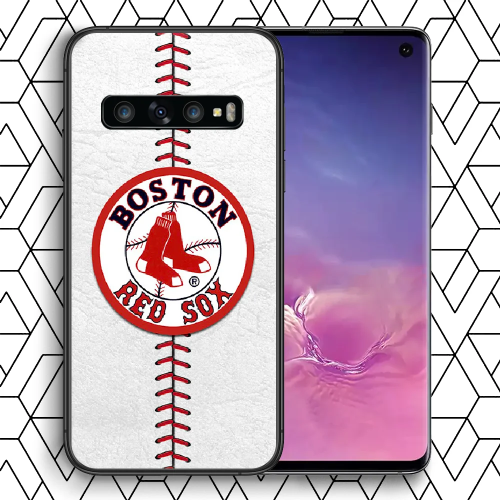 

Boston Red Sox BRS Baseball Phone Case For Samsung Galaxy Note S 8 9 10 20 Plus E Lite Uitra black Etui Pretty Coque Soft Bumper