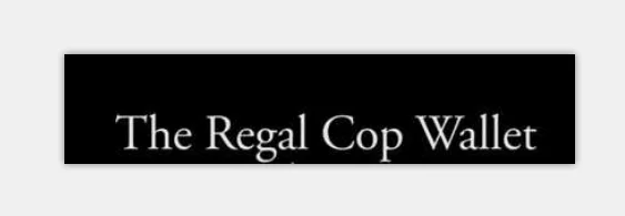 

2020 The Regal Cop Wallet by David Regal