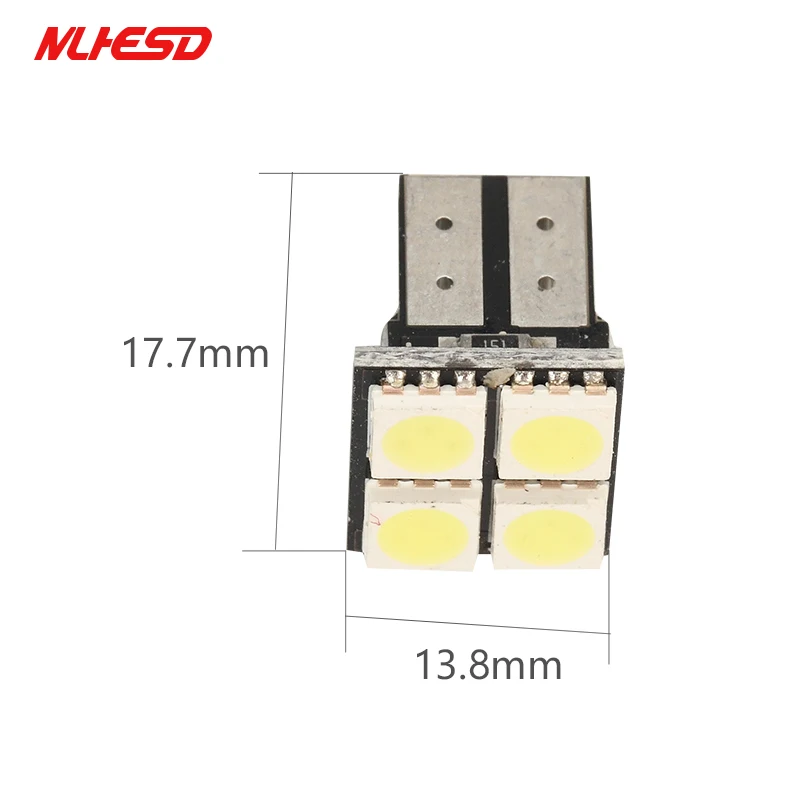 10 шт. автомобильные светильник ные лампы T10 W5W 5050 4SMD | Автомобили и мотоциклы