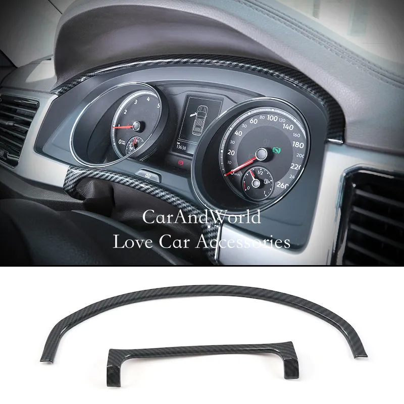 Панель тахометра для VW Volkswagen Teramont Атлас 2017 2019 панель с полосками обшивка