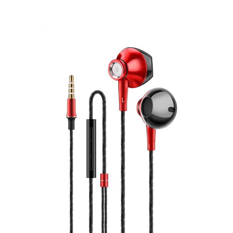 

B18 HIFI Headphones Bass 3D Metal Headset DJ In Ear Earphone Stereo Earbuds with Microphone for Mobile Phone MP3 MP4 Monitor