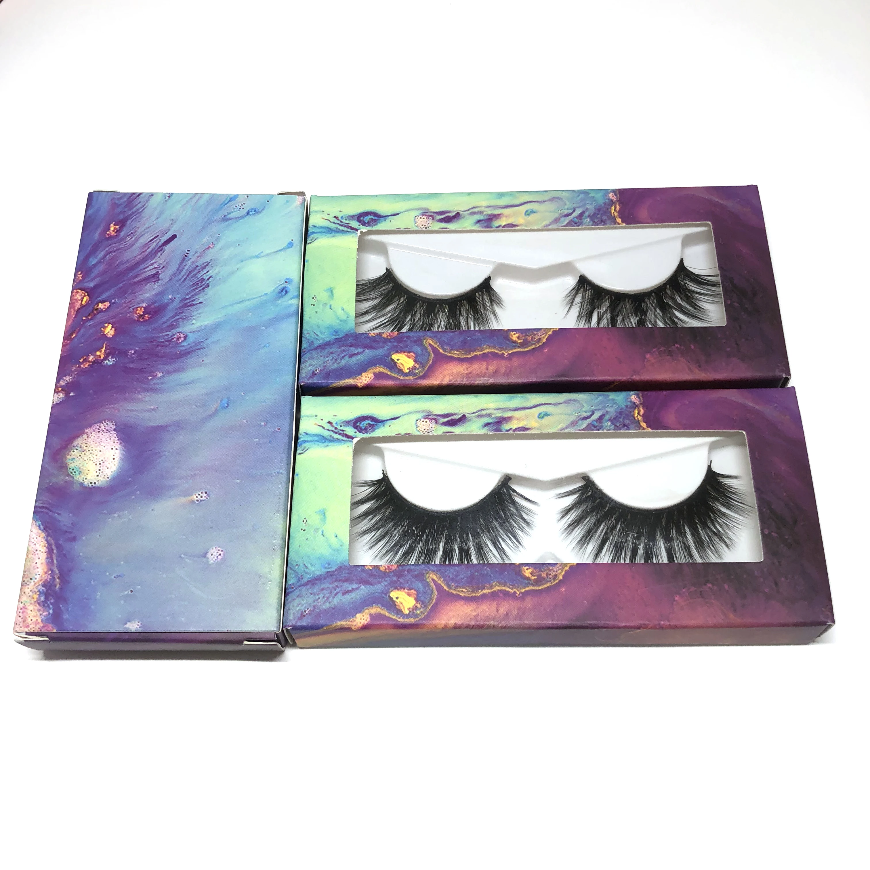 

Wholesale Eyelash popular3D Faux Mink Natural Series Premium Hand Made Eyelashes