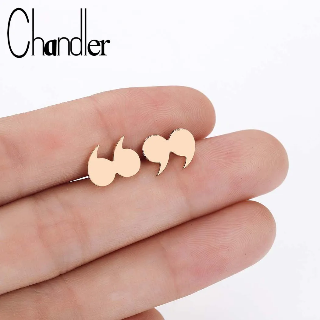 Женские серьги Chandler в стиле бохо с маркировкой котировки геометрические