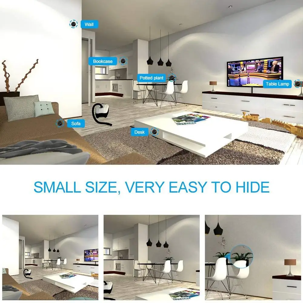 

YCC365 Plus IP Camera WiFi 1080P Mini Wireless Two Way Audio Home Security IR Night Vision Motion Detect Surveillance Camera