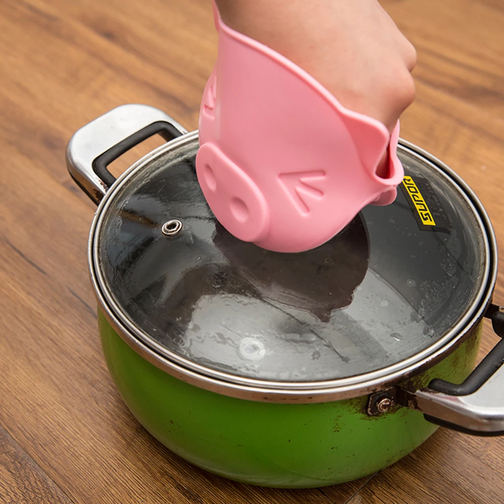 Термостойкие перчатки для микроволновой печи зажимы для духовки Нескользящие силиконовые перчатки для приготовления пищи посуда для приготовления пищи перчатки для духовки