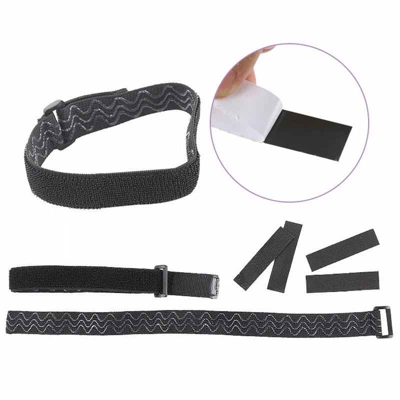 1 Pair Boots Belt Strap  Women Fixing Shoes Anti Fall Accessories Elastic Adjustable Inside Non Slip over-the-knee Adhesive Tape
