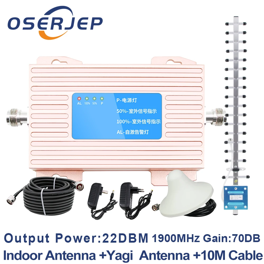 ALC Gain 70dB(LTE Band 2) шт 1900mhz усилитель шт 1900 сотовый повторитель сигнала для сотового телефона Wit Внутренняя/наружная антенна