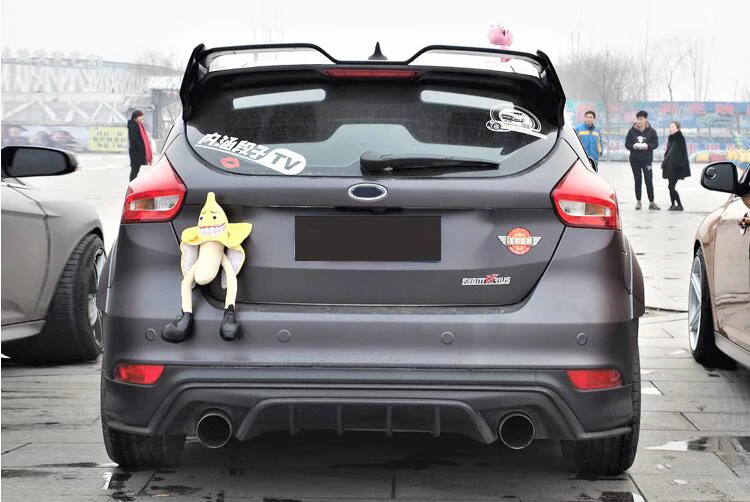 Спойлер для Focus ST 2012-2016 F ord хэтчбек FSK ABS пластик Материал заднее крыло автомобиля