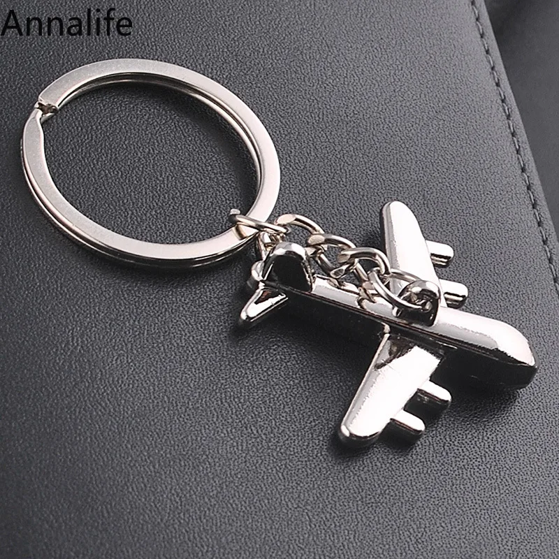 Новинка 2019 года. Креативная 3D модель самолета для мужчин и женщин. Брелок