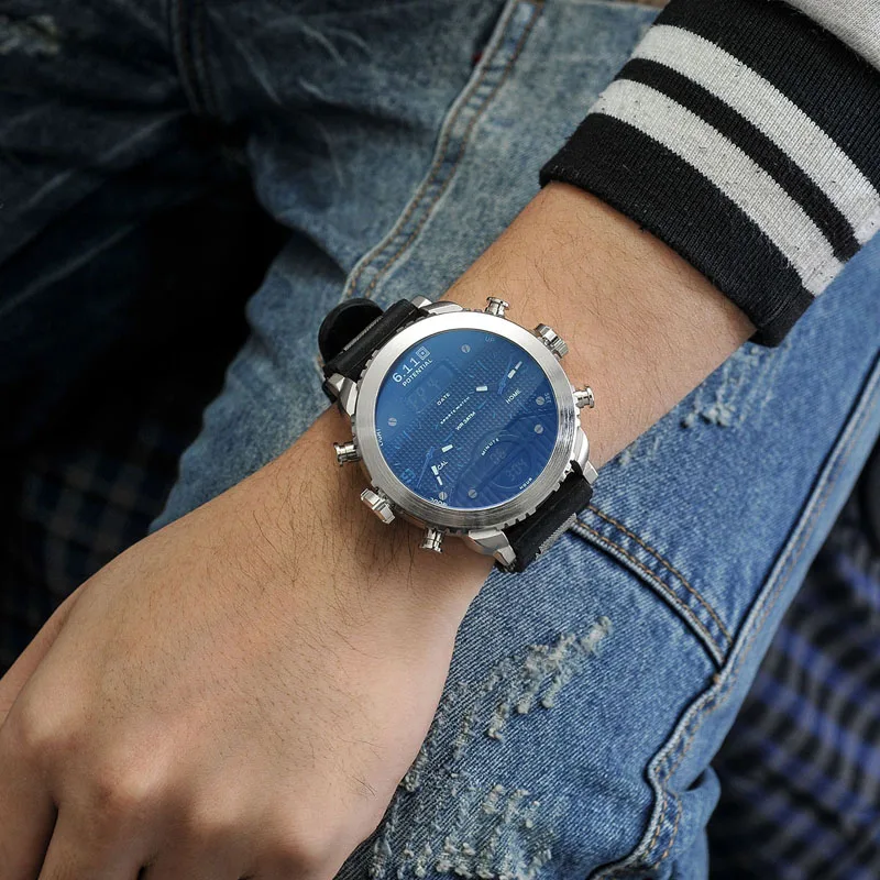 6 11 новые мужские многофункциональные двойной дисплей светодиодный цифровой