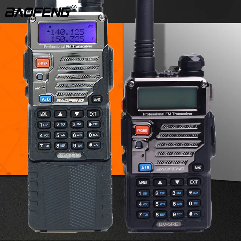 Рация Baofeng UV-5RE UV5RE 5 Вт 8 Двухдиапазонная двухсторонняя Cb Ham Radio U/VHF сканер