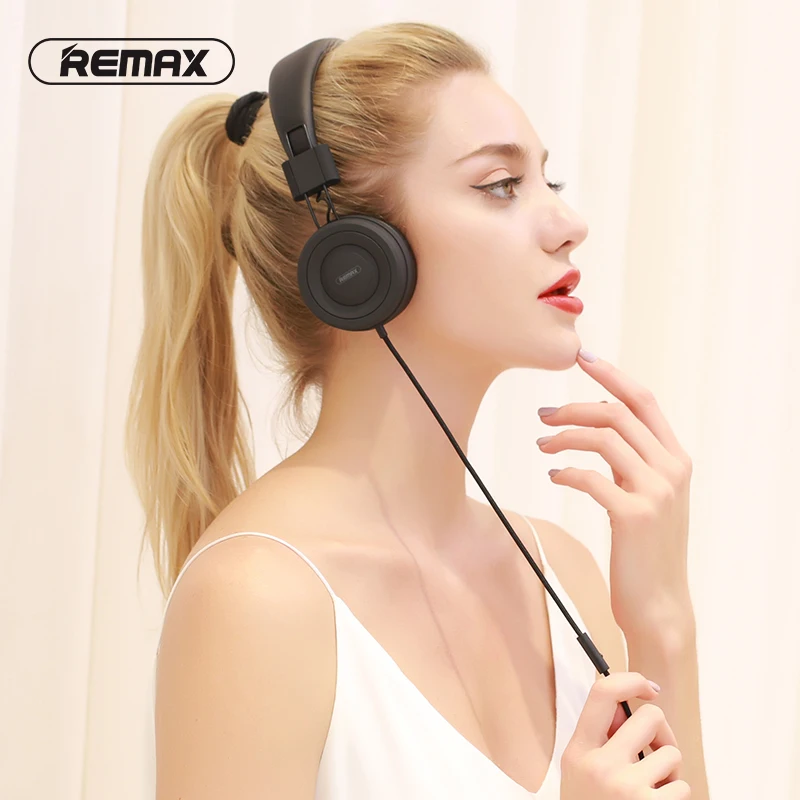 Игровые наушники Remax с Hi Fi звуком микрофоном и шумоподавлением 3 5 мм AUX проводная