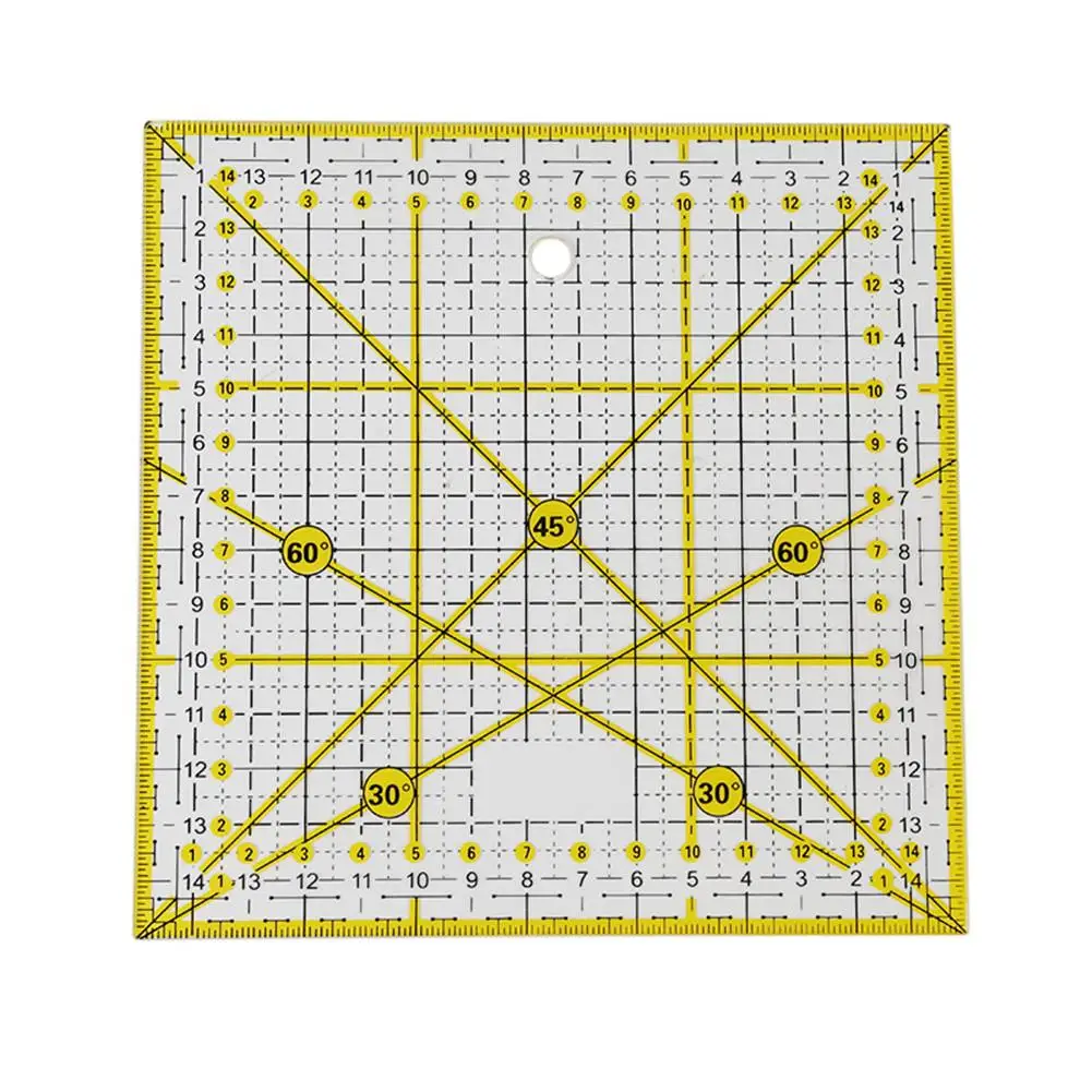DIY ручной линейка для лоскутного шитья игла инструменты квадратный лоскутное