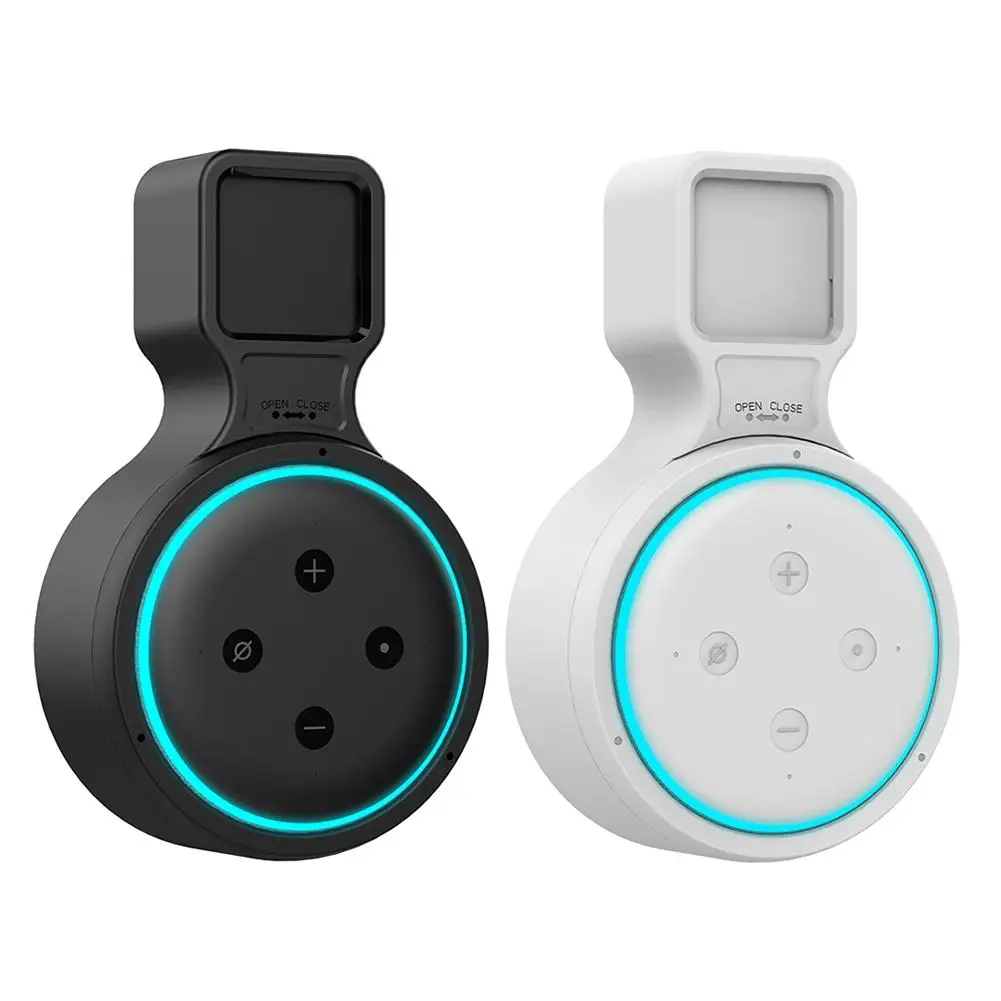 

Новый настенный держатель для розетки, кронштейн для шнура для Amazon Echo Dot 3rd голосовой помощник, подключение к портативной аудиоподставке для...