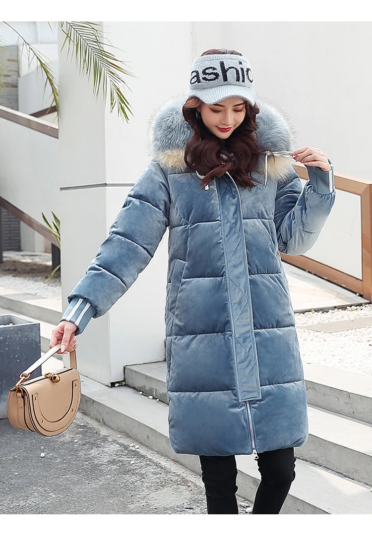 Женское зимнее розовое длинное меховое пальто с капюшоном, Куртка Harajuku, уличная одежда, корейская модная одежда, ветровка на молнии, xxxl
