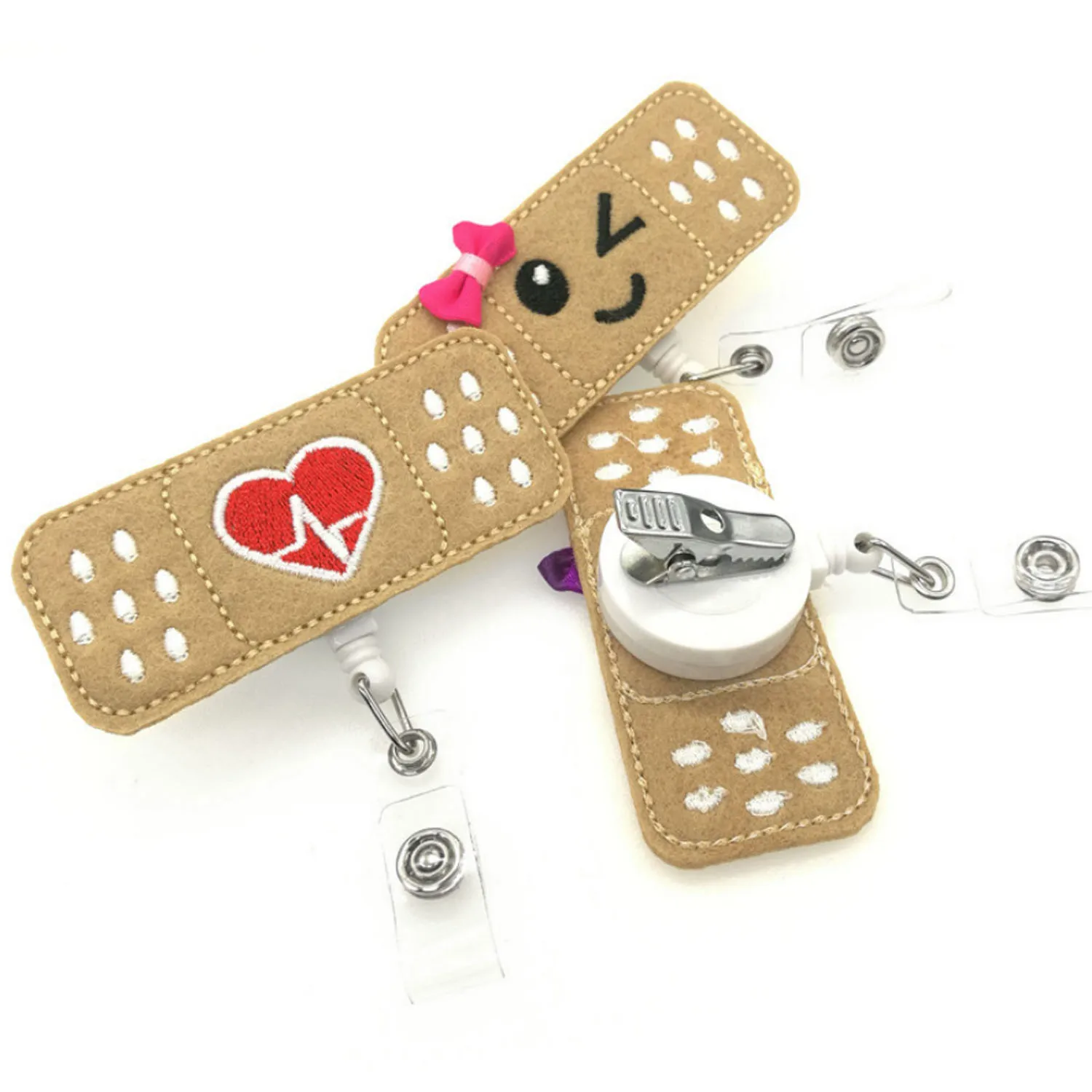 3 шт. значок медсестры держатель катушки с зажимом аллигатора практичный ID имя