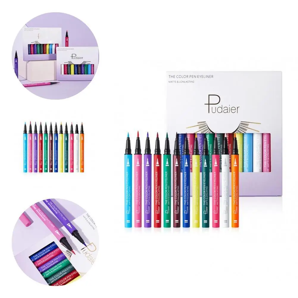 

Жидкая подводка для глаз в виде ручки, герметичная стойкая жидкая подводка для глаз, Гладкие инструменты для макияжа, простая в использован...