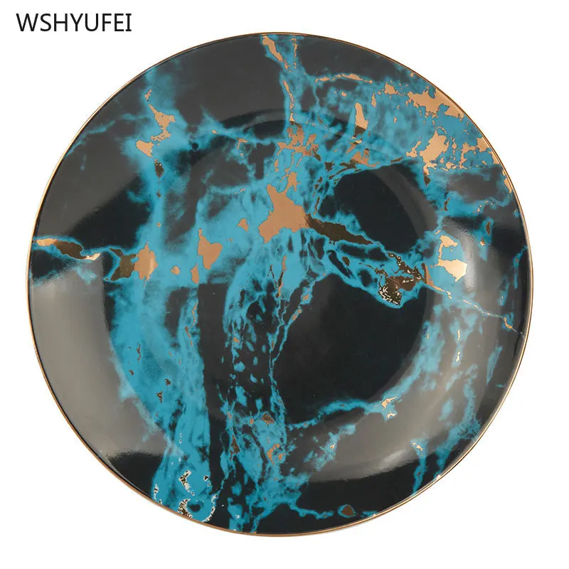 Европейский стиль искусственный керамический Обеденный набор фарфоровая