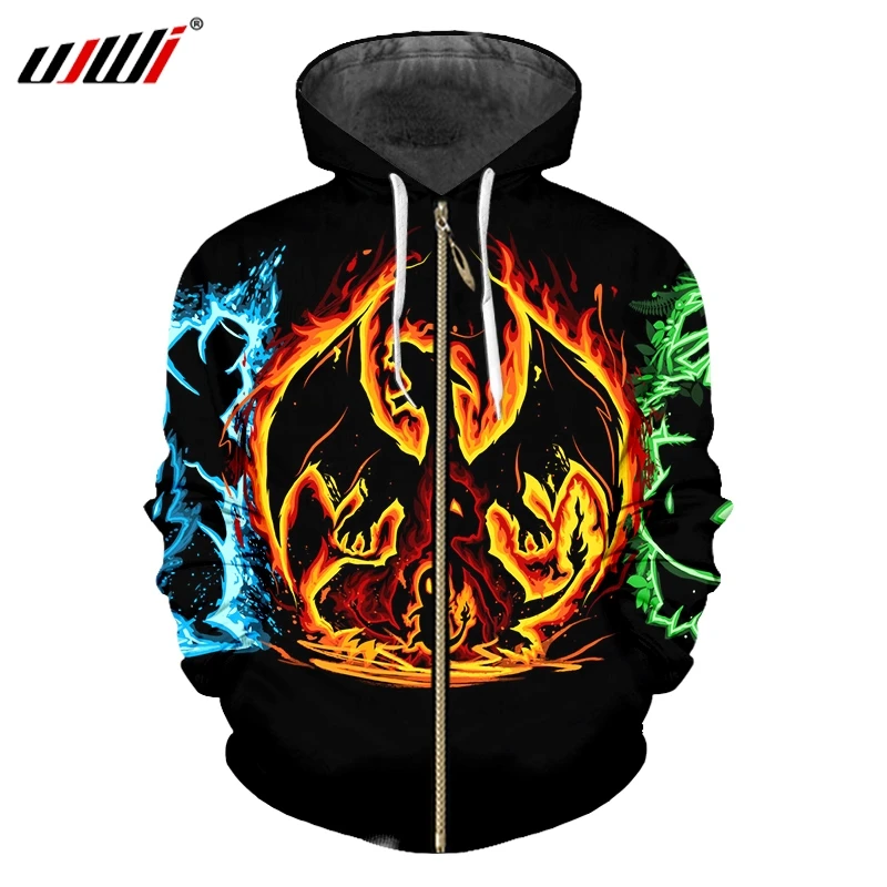 Мужские объемные толстовки UJWI свободные пуловеры с длинными рукавами и объемным