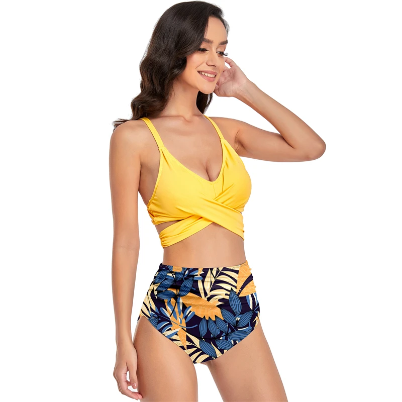 2021 купальный костюм Бразильское бикини Moda Praia дешевый сексуальный s-бандо