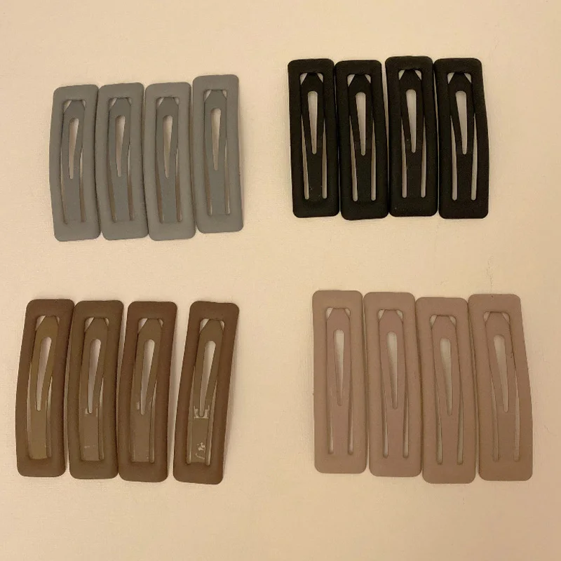 

Color Square Candy Hair Clips Alloy Girl Hairpin Summer Cartoon Hairclips BB Clip Fashion Solid color Hair Accessories