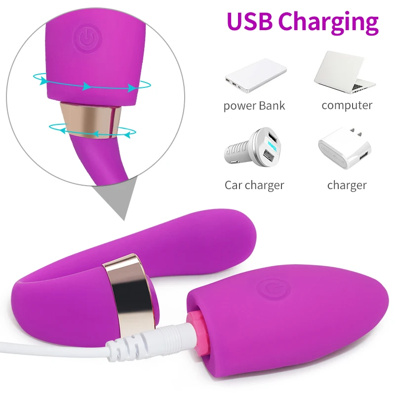 Двойные вибраторы для пар фаллоимитатор Стимулятор клитора точки G Вагина