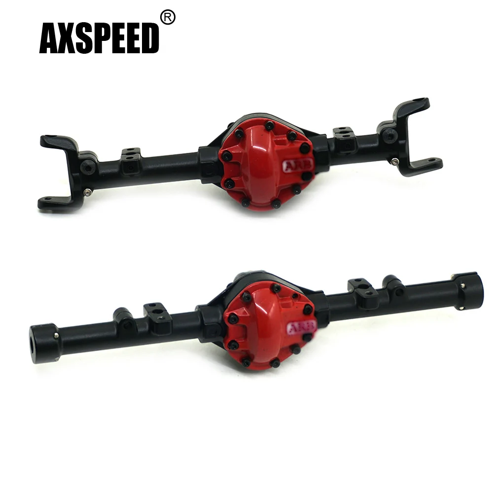 

AXSPEED Корпус Корпуса из металлического сплава для передней и задней оси для RC4WD Gelande II D90 1/10 RC Гусеничный автомобиль обновленные детали аксесс...