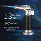 Пистолет зажигалка бутан Jet фонарь ветрозащитная Зажигалка для сигар трубки Кухня Зажигалка турбо-зажигалка гаджеты для Для мужчин