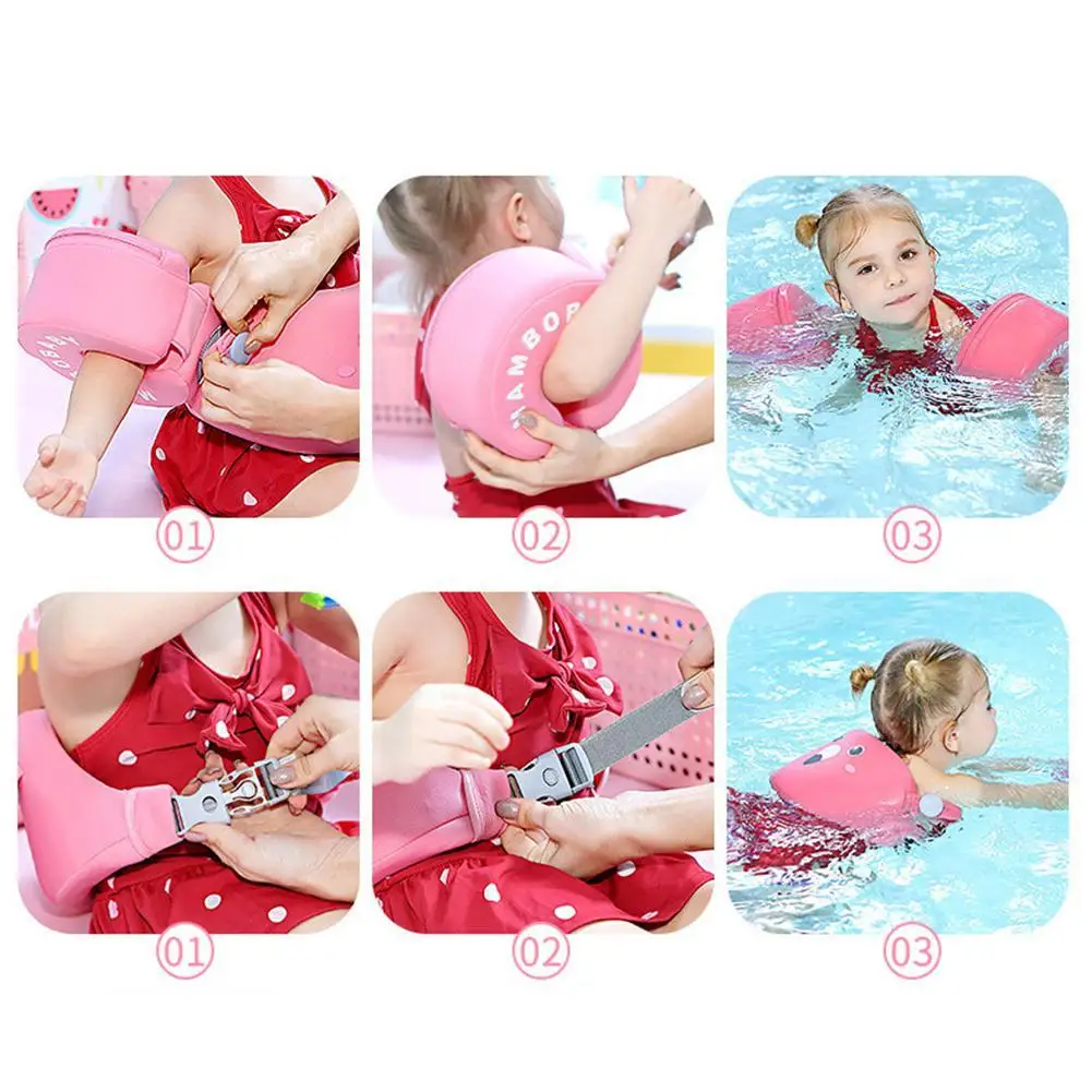 

Non-inflatable Floating Type Infant Trainer Swimming Training Toy With Adjustable Seat Belt For Children
